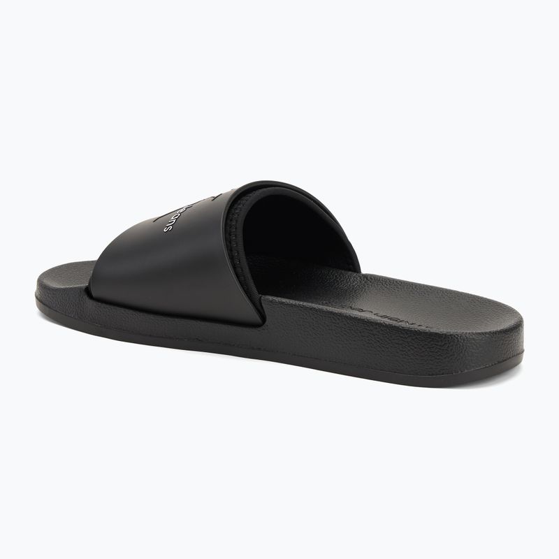 Pánske žabky Calvin Klein YM0YM00361 Slide Rubber Neoprene Monologo black 3