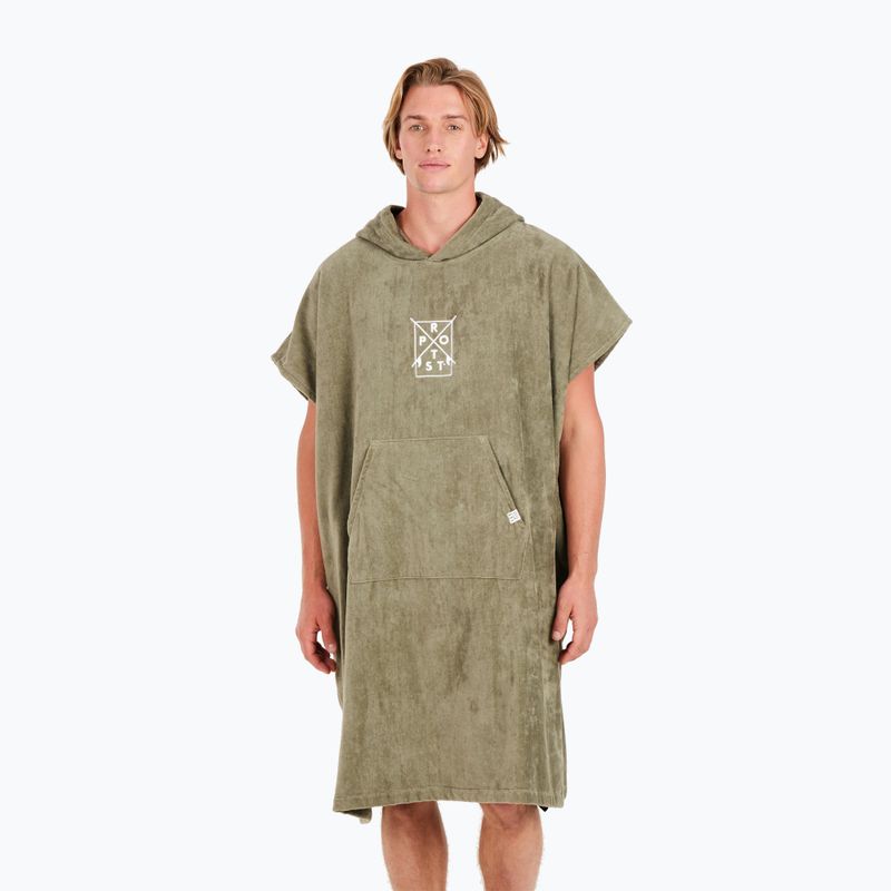 Pánske pončo Protest Prtpurdey artichoke green 3