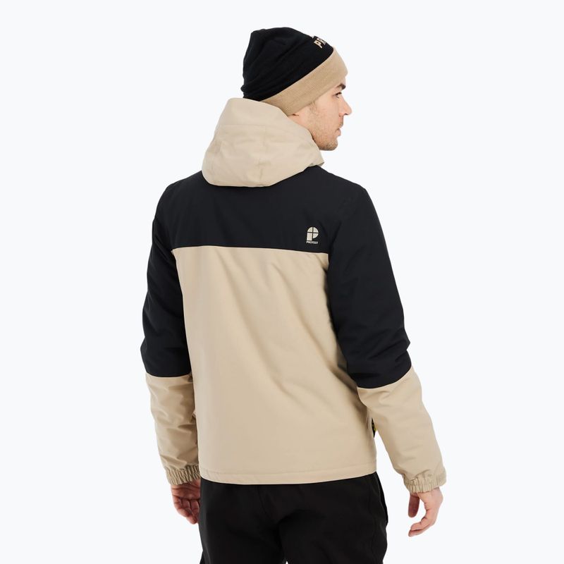 Pánska snowboardová bunda Protest Prtchoose bamboobeige 4