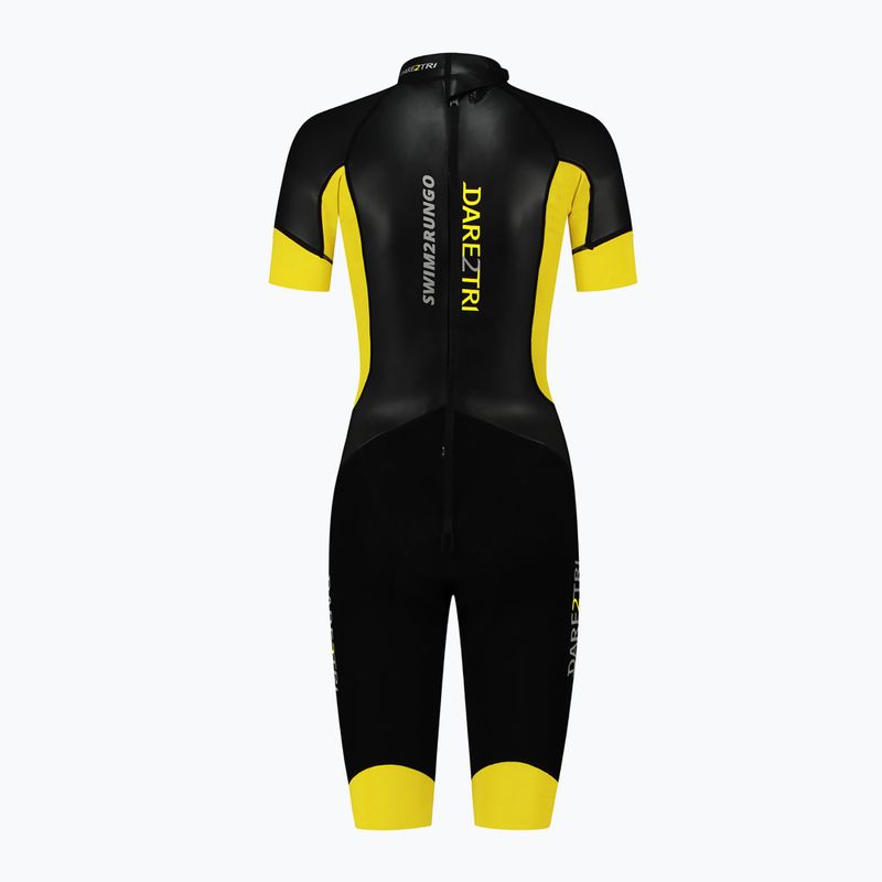 Pánsky triatlonový neoprén Dare2Tri Swim&Run black 1744M 2