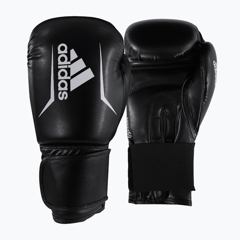 Boxerská súprava adidas Performance vak + rukavice + bandáž čierno-biela ADIBAC11KIT-EUN 4