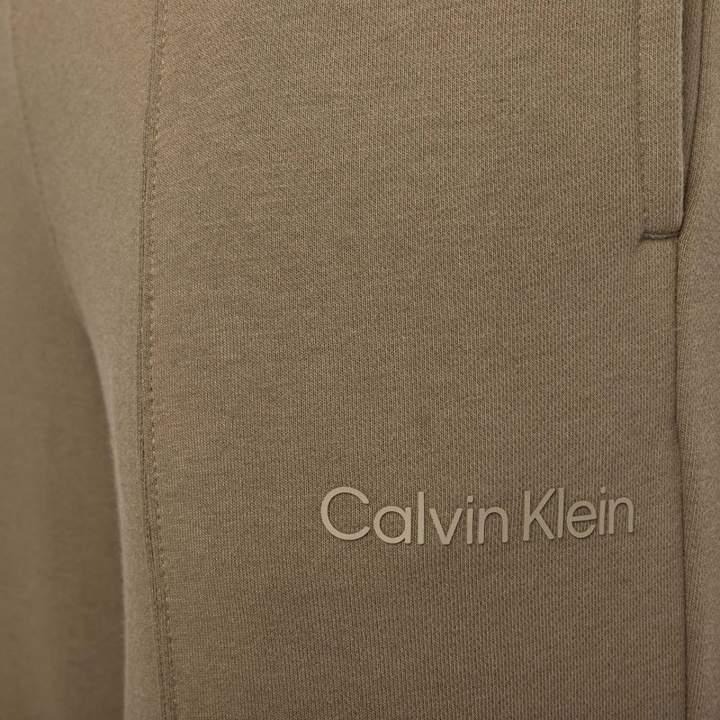 Pánske tréningové šortky Calvin Klein 8.5" Knit 8HU šedá olivová 7