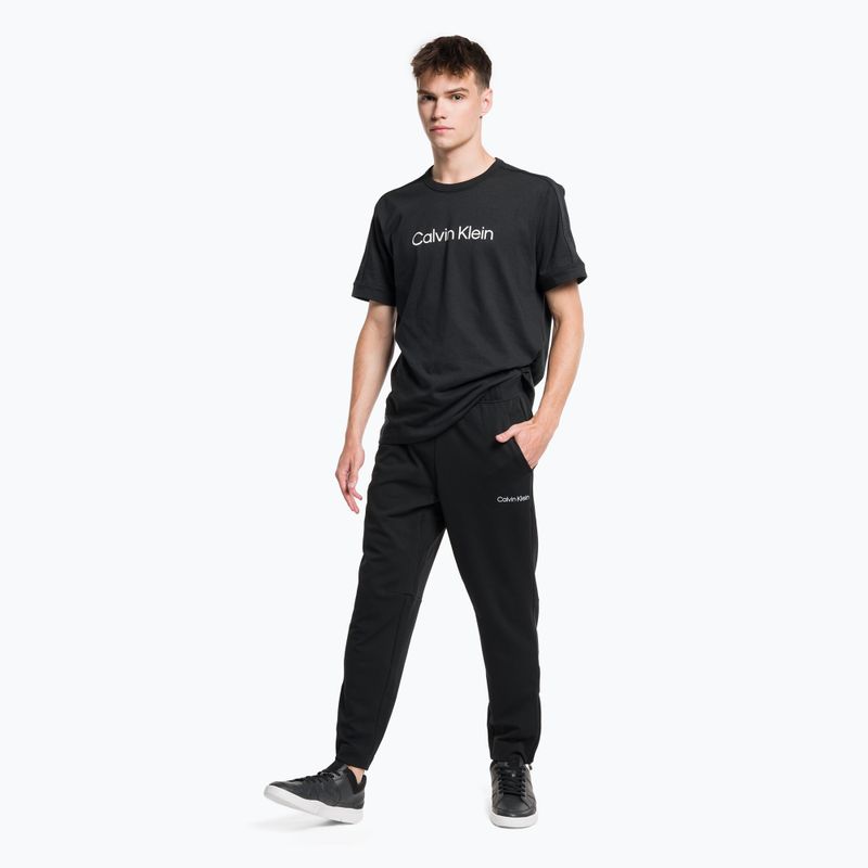 Pánske tréningové nohavice Calvin Klein Knit BAE black beauty 2