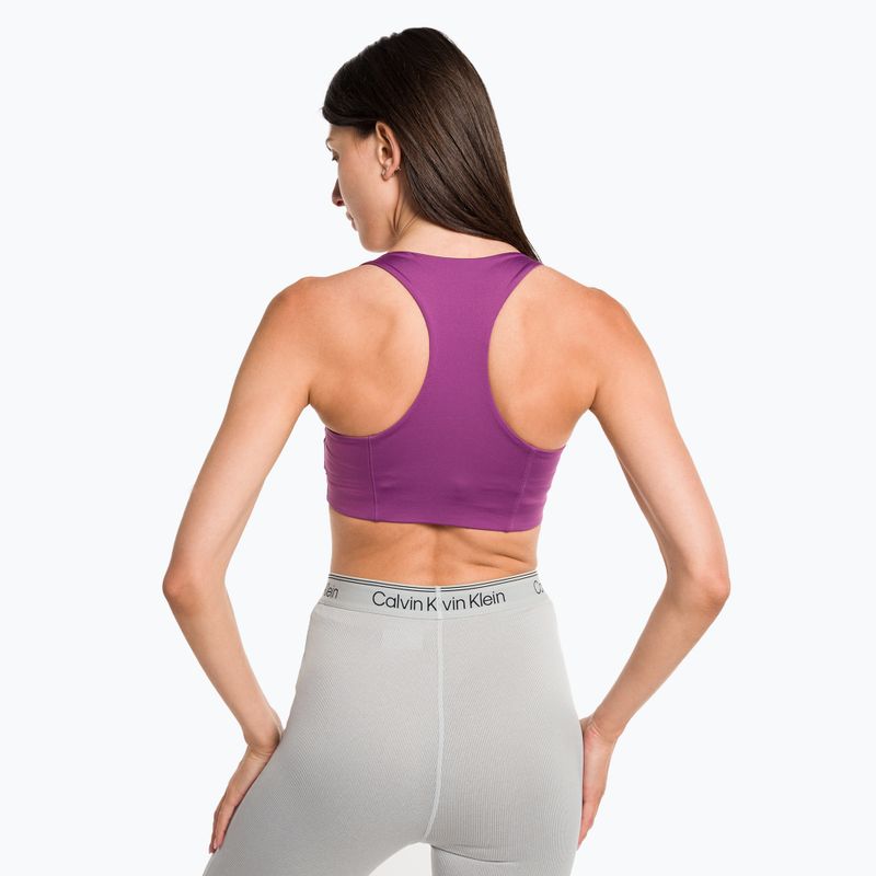 Fitness podprsenka Calvin Klein Medium Support VAE amethyst 3