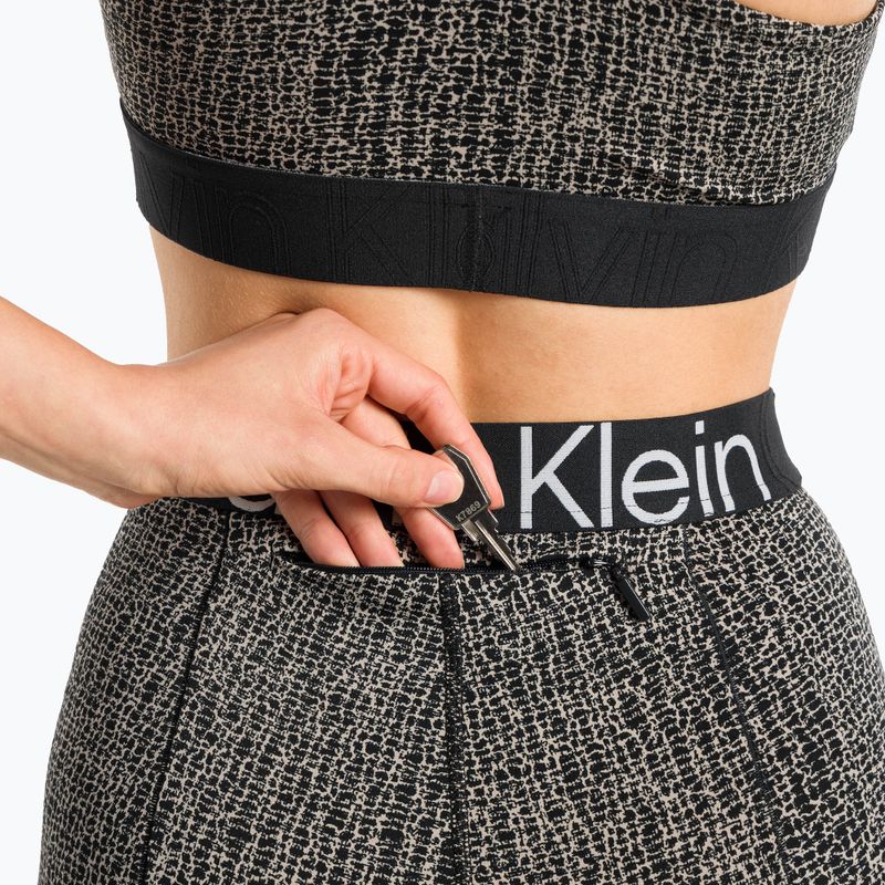 Dámske tréningové legíny Calvin Klein 7/8 8VR šokujúca potlač 4