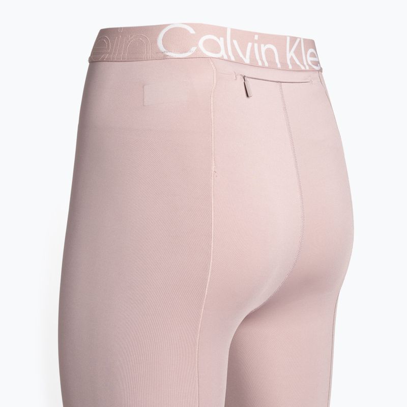 Dámske tréningové legíny Calvin Klein 7/8 8HR grey rose 8