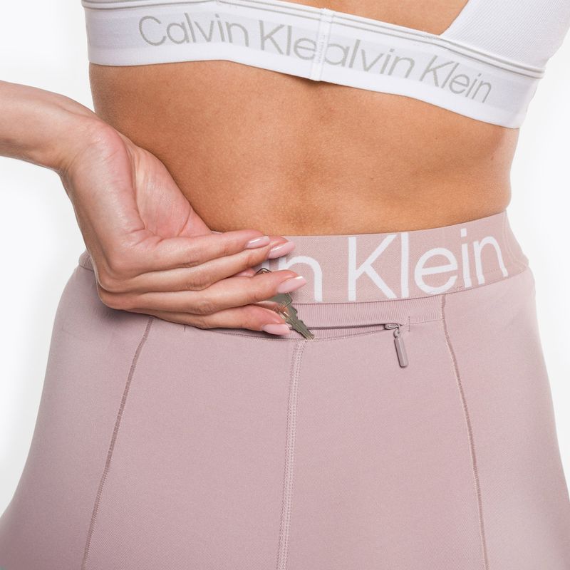 Dámske tréningové legíny Calvin Klein 7/8 8HR grey rose 4