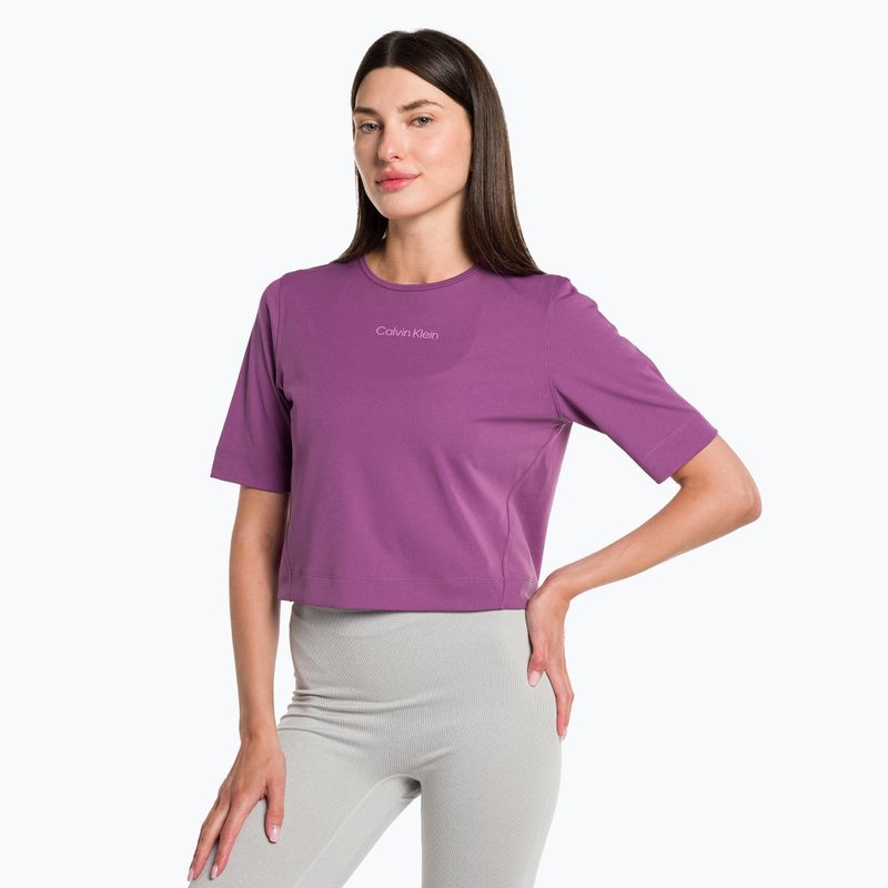 Dámske tričko Calvin Klein Knit amethyst