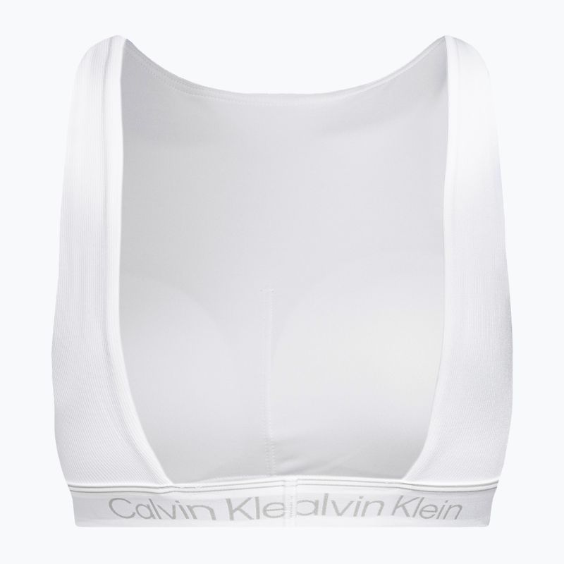 Calvin Klein Medium Support YAF žiarivo biela fitness podprsenka 6