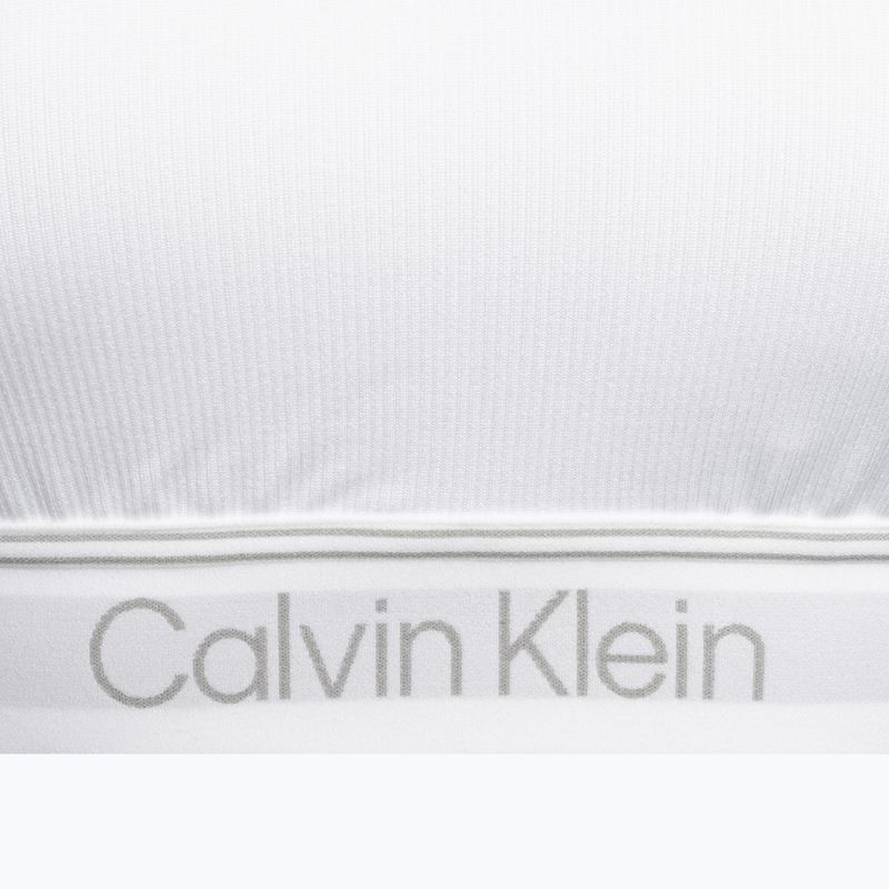 Calvin Klein Medium Support YAF žiarivo biela fitness podprsenka 7