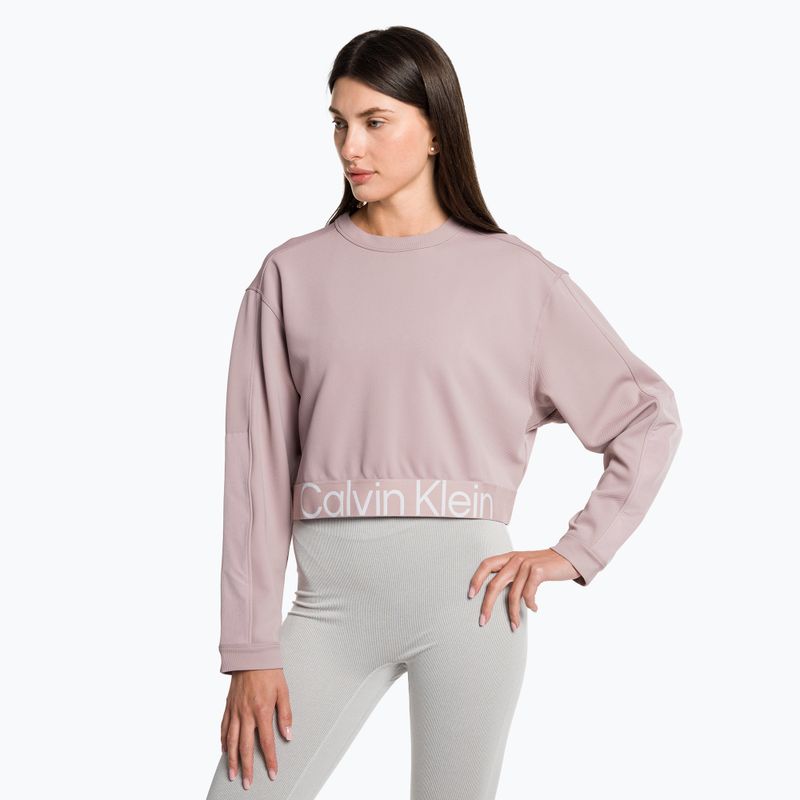 Dámska mikina Calvin Klein Pullover gray rose