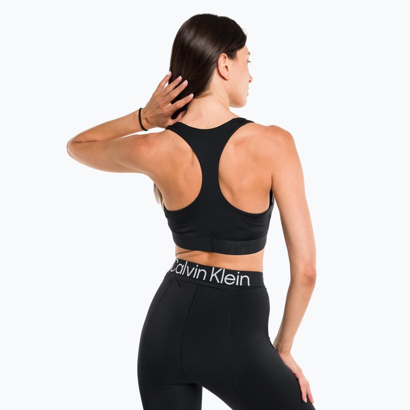 Calvin Klein Medium Support BAE black beauty fitness podprsenka 3