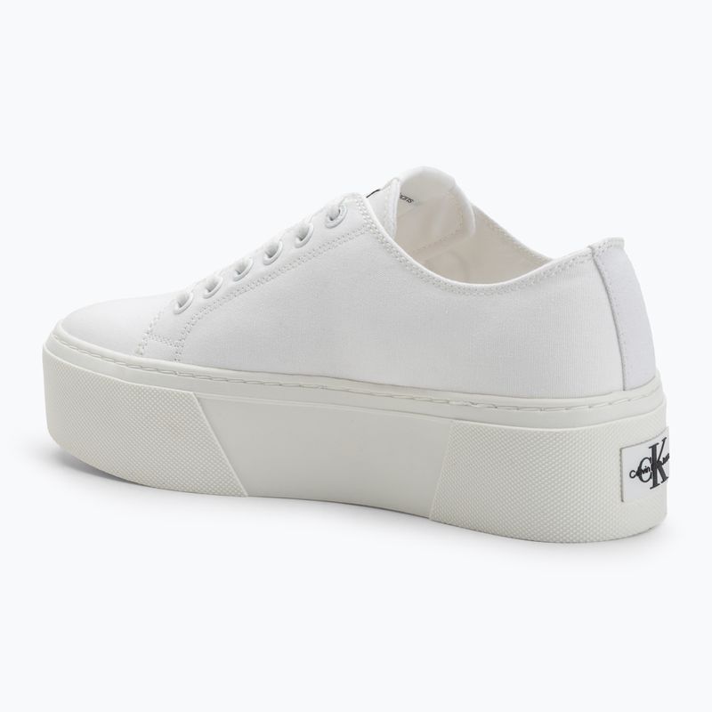Dámske tenisky Calvin Klein YW0YW01033 Vulc Flatform+ Cupsole Low white 3
