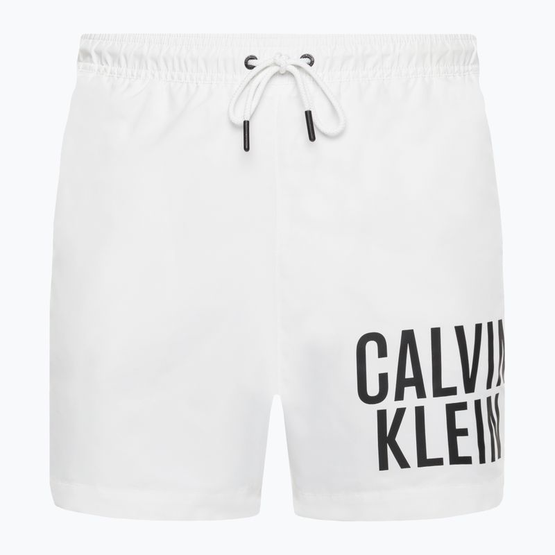 Pánske plavecké šortky Calvin Klein Medium Drawstring white