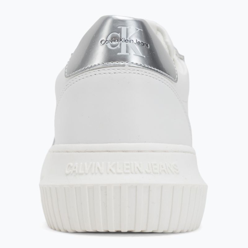 Dámske topánky Calvin Klein YW0YW01224 Cupsole Mono Lth Wn white/silver 6