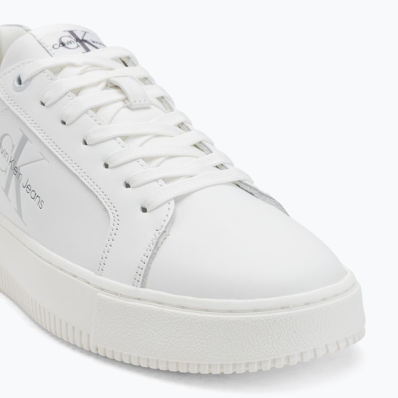 Dámske topánky Calvin Klein YW0YW01224 Cupsole Mono Lth Wn white/silver 7