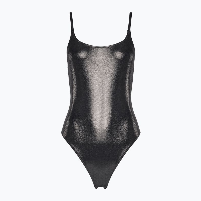Dámske jednodielne plavky Calvin Klein Scoop Back Black