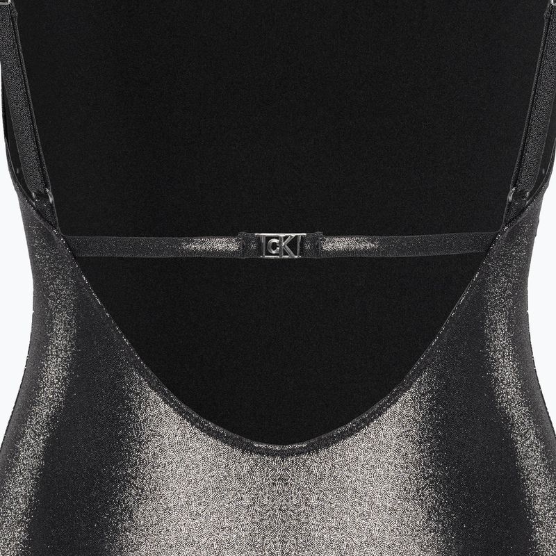 Dámske jednodielne plavky Calvin Klein Scoop Back Black 3
