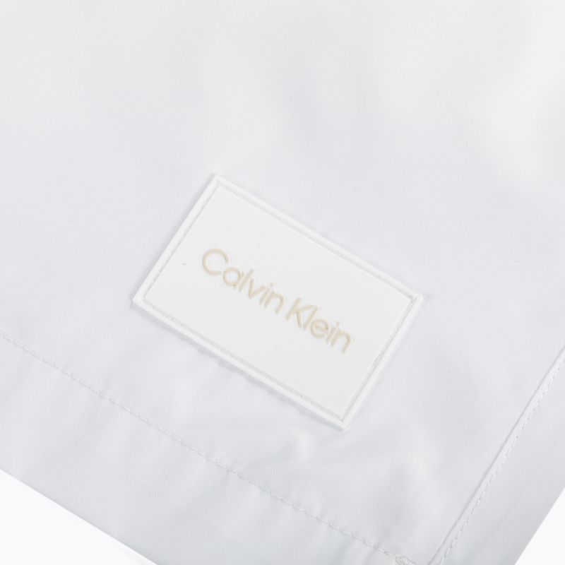 Pánske plavecké šortky Calvin Klein Medium Drawstring white 3