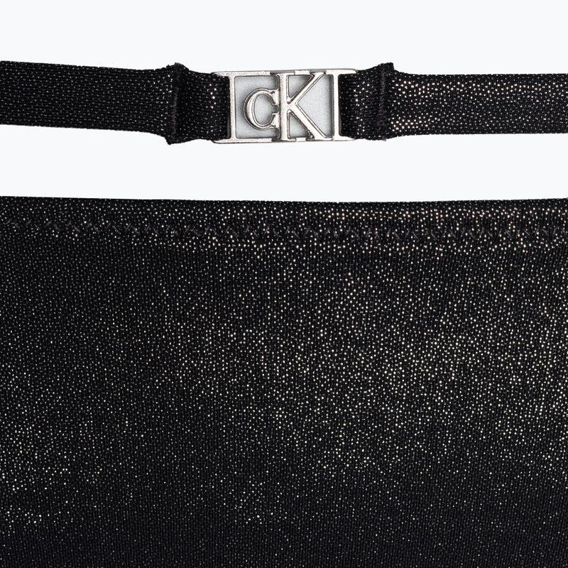 Calvin Klein Spodný diel plaviek tangá čierna 3