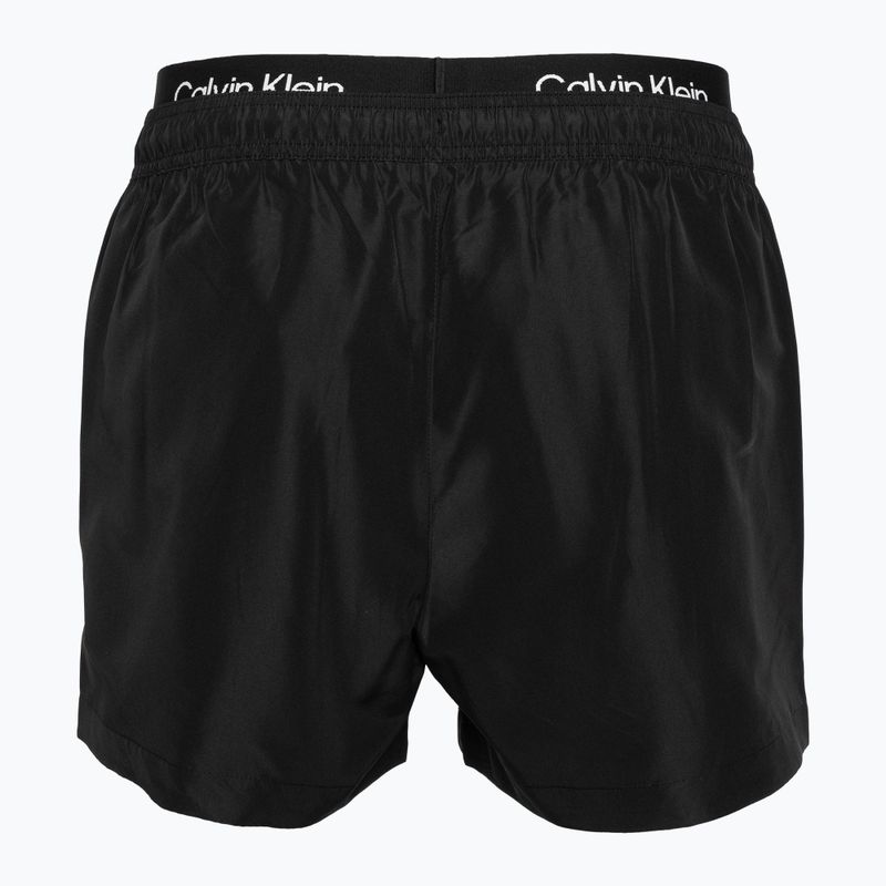Pánske plavecké šortky Calvin Klein Short Double Wb black 2