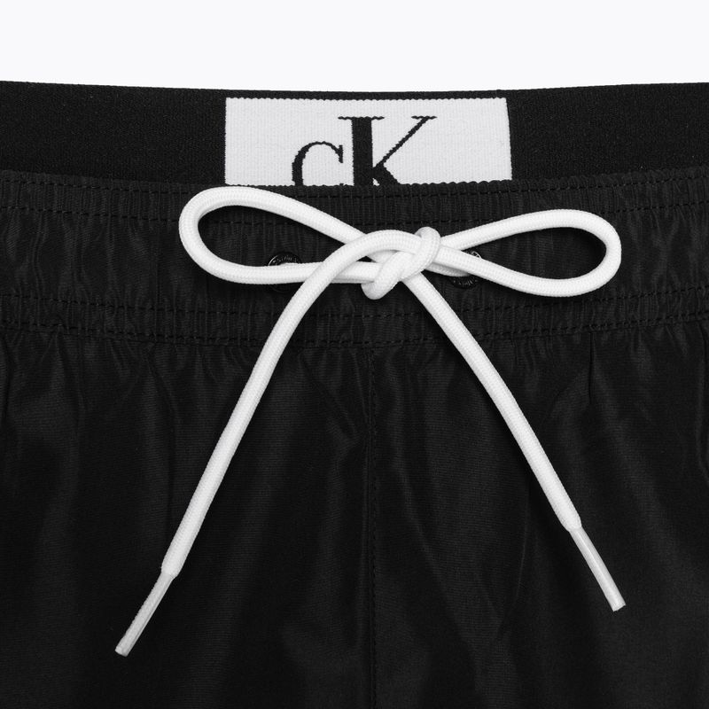 Pánske plavecké šortky Calvin Klein Short Double Wb black 3