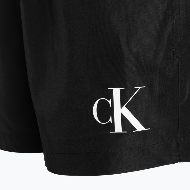 Pánske plavecké šortky Calvin Klein Short Double Wb black 4
