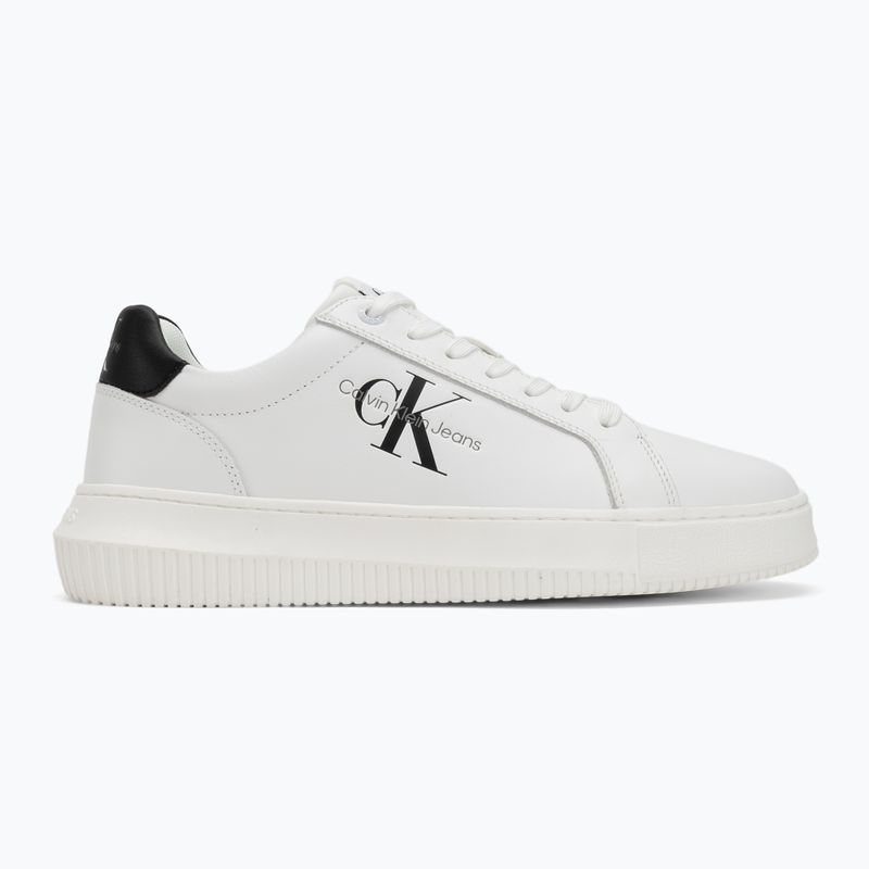 Pánske topánky Calvin Klein YM0YM00681 Chunky Cupsole Monologo Lth triple bright white/black 2