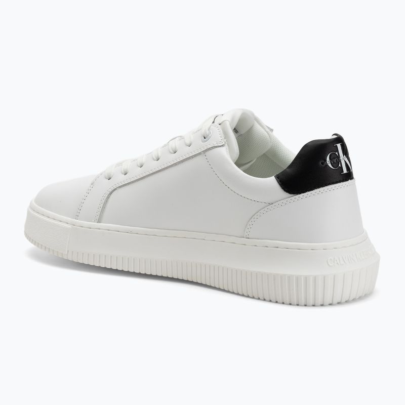 Pánske topánky Calvin Klein YM0YM00681 Chunky Cupsole Monologo Lth triple bright white/black 3