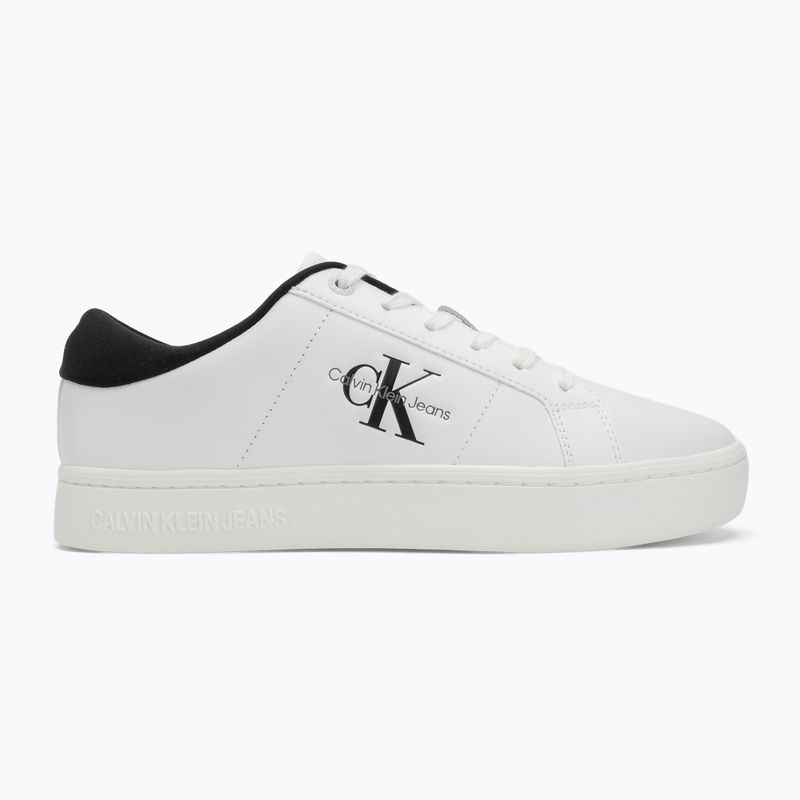 Dámske topánky Calvin Klein YW0YW01444 Classic Cupsole Lowlaceup Lth Wn bright white/black 2