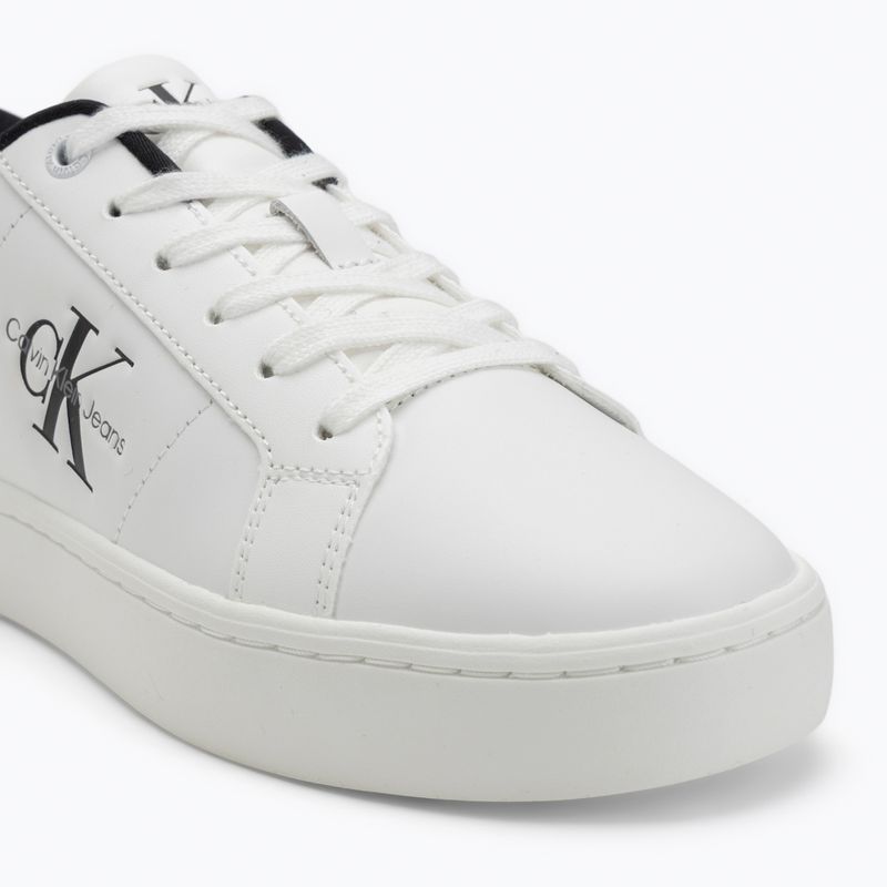 Dámske topánky Calvin Klein YW0YW01444 Classic Cupsole Lowlaceup Lth Wn bright white/black 7