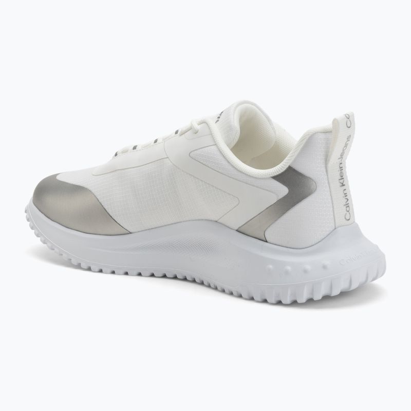 Dámske topánky Calvin Klein Eva Runner Low Lace Mix Ml Wn bright white/silver 3