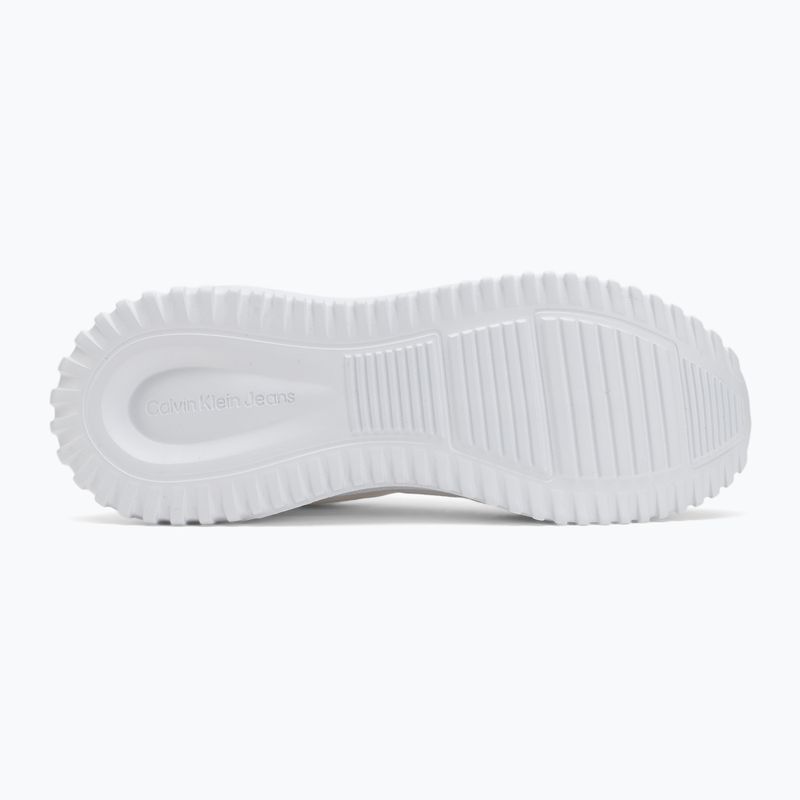 Dámske topánky Calvin Klein Eva Runner Low Lace Mix Ml Wn bright white/silver 4