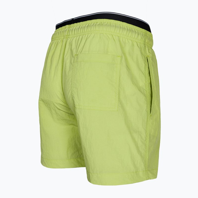 Pánske plavecké šortky Calvin Klein Medium Double WB sharp green 4