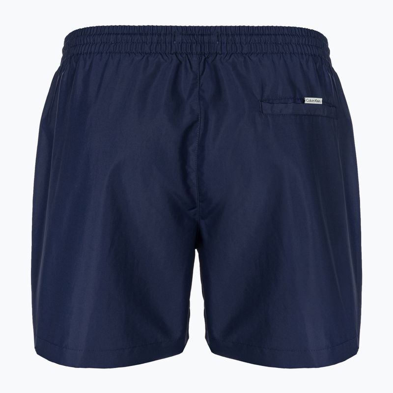 Pánske plavecké šortky Calvin Klein Medium Drawstring signature navy 2