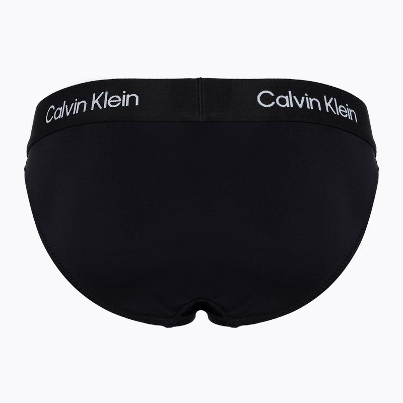 Calvin Klein Spodný diel plaviek čierny 2