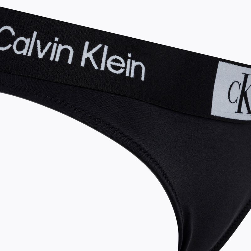 Calvin Klein Spodný diel plaviek čierny 3