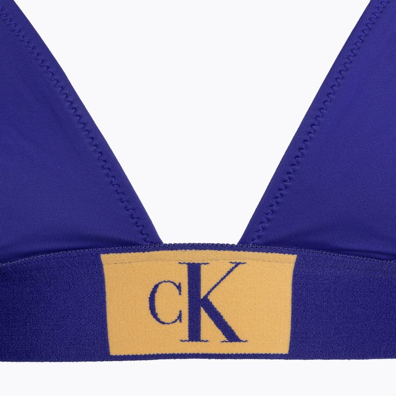 Calvin Klein Vrchný diel plaviek Fixed Triangle-RP midnight lagoon 3