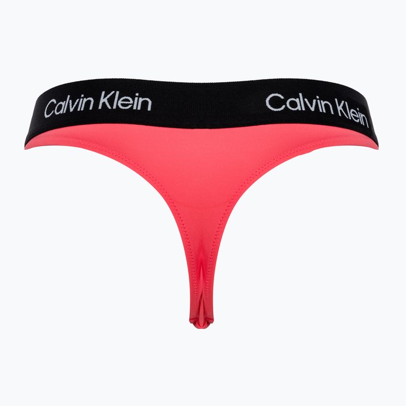 Calvin Klein Spodný diel plaviek Calypso coral 2