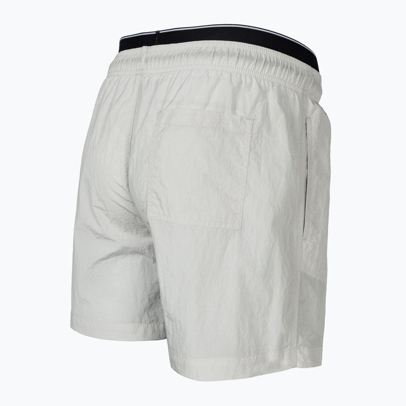 Pánske plavecké šortky Calvin Klein Medium Double WB nimbus cloud 4