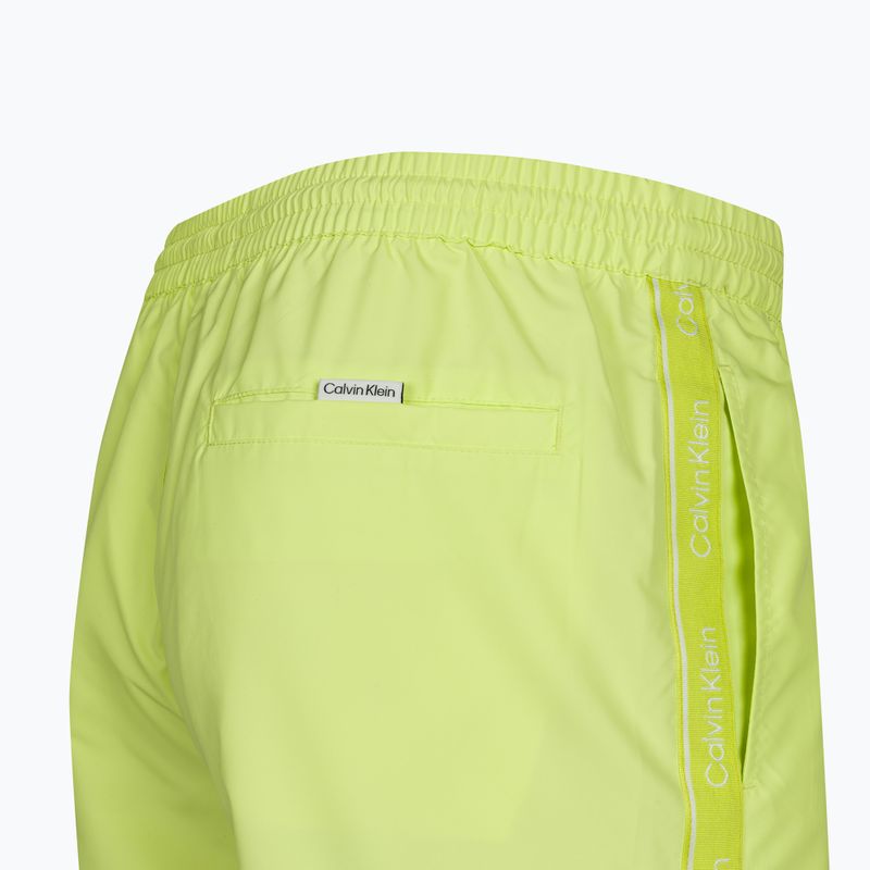 Pánske plavecké šortky Calvin Klein Medium Drawstring sunny lime 4