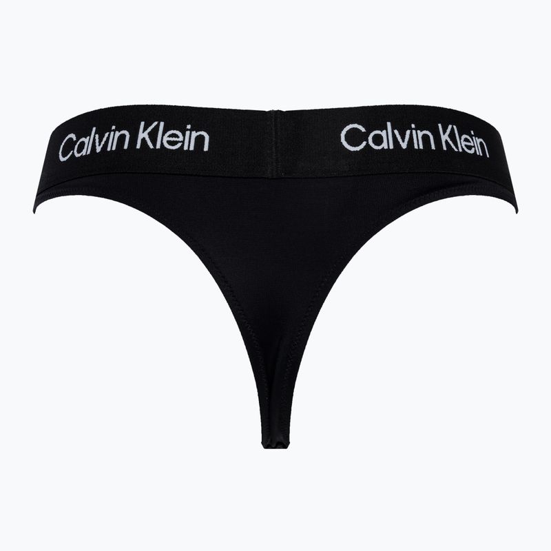 Calvin Klein Spodný diel plaviek tangá čierna 2