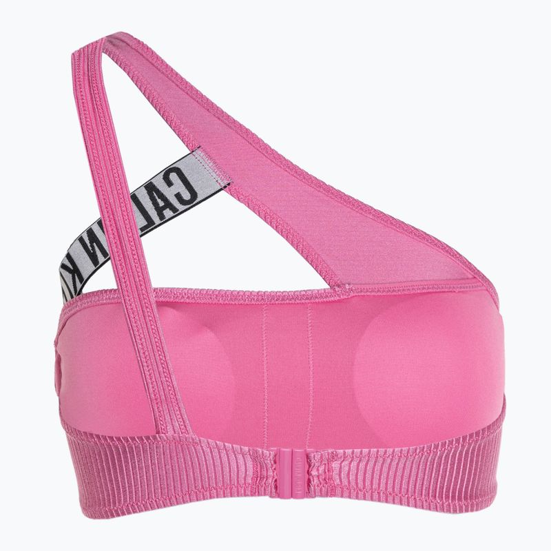 Calvin Klein vrchný diel plaviek One Shoulder Bralette-RP bold pink 2