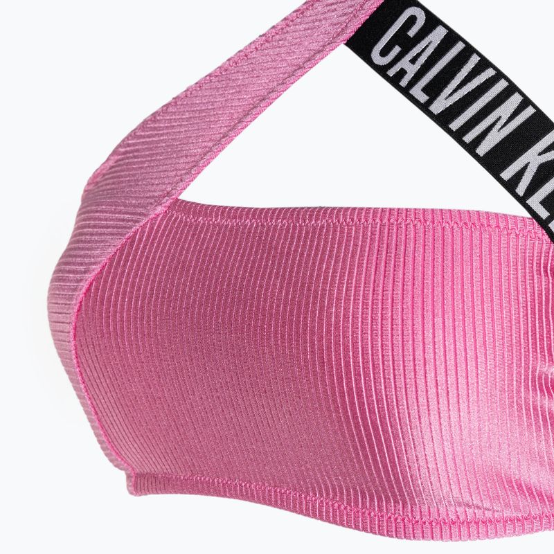 Calvin Klein vrchný diel plaviek One Shoulder Bralette-RP bold pink 3