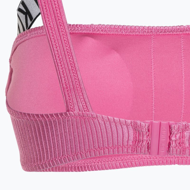 Calvin Klein vrchný diel plaviek One Shoulder Bralette-RP bold pink 4