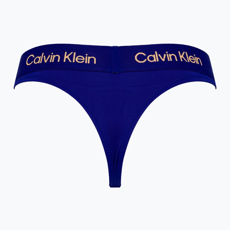 Spodný diel plaviek Calvin Klein Thong midnight lagoon 2