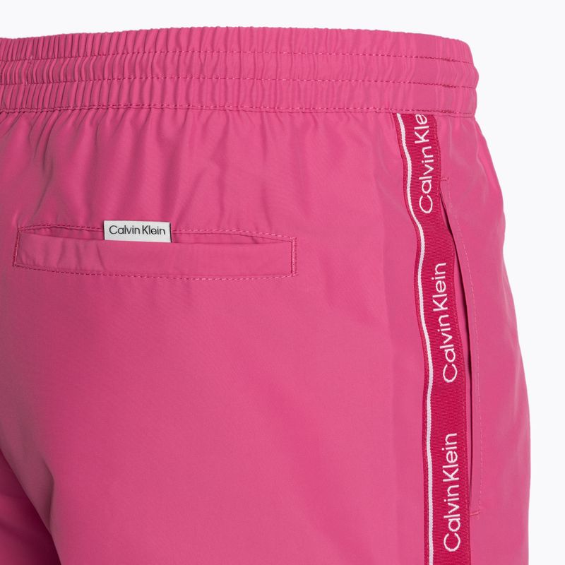 Pánske plavecké šortky Calvin Klein Medium Drawstring fuchsia 3