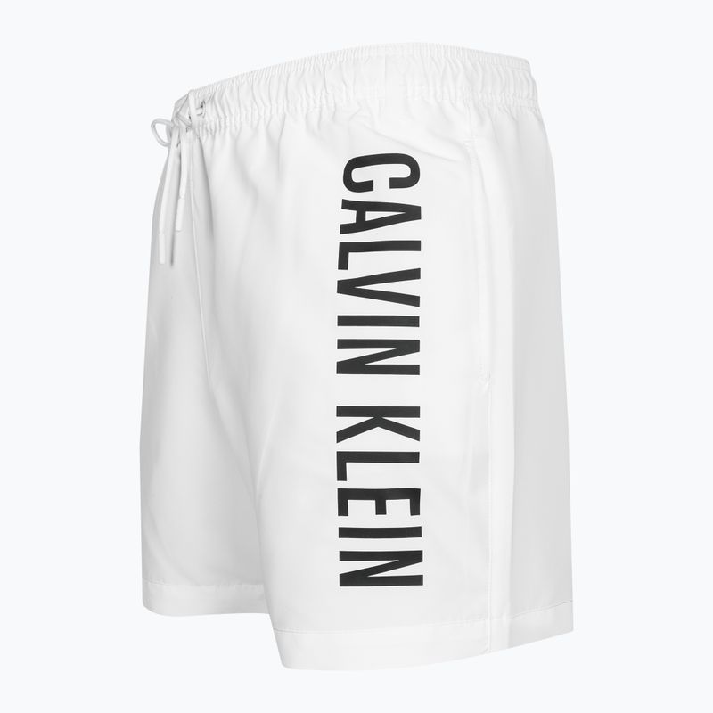 Pánske biele plavecké šortky Calvin Klein Medium Drawstring classic 3