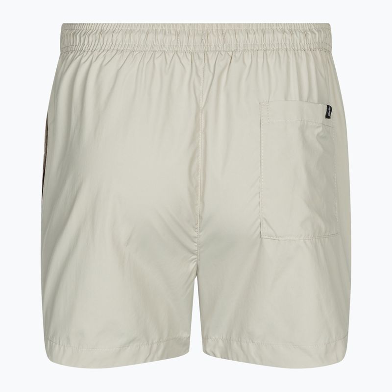 Pánske plavecké šortky Calvin Klein Short Drawstring silver lining 2