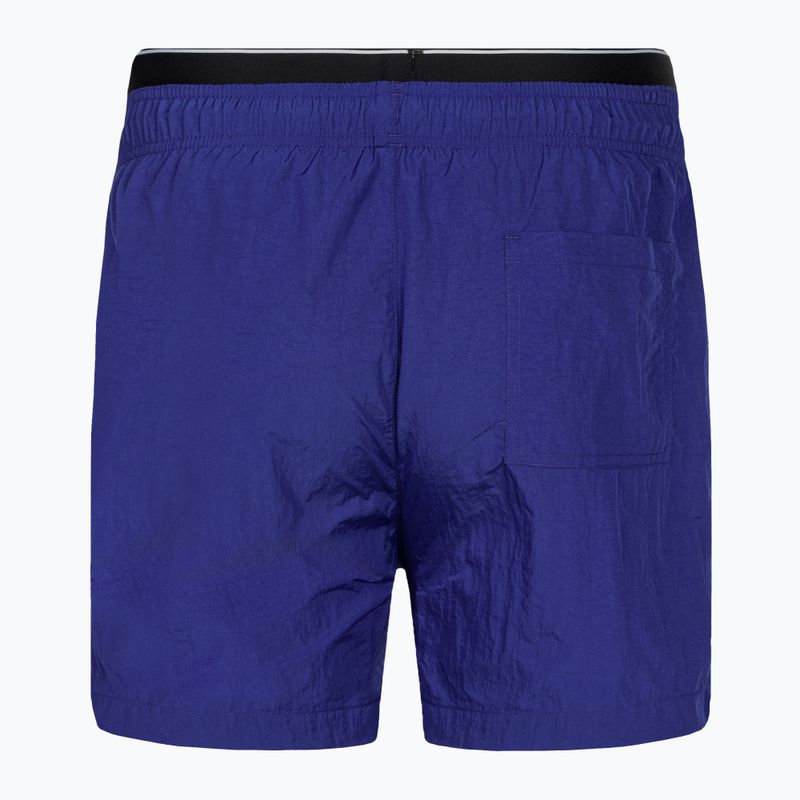 Pánske plavecké šortky Calvin Klein Medium Double WB midnight lagoon 2